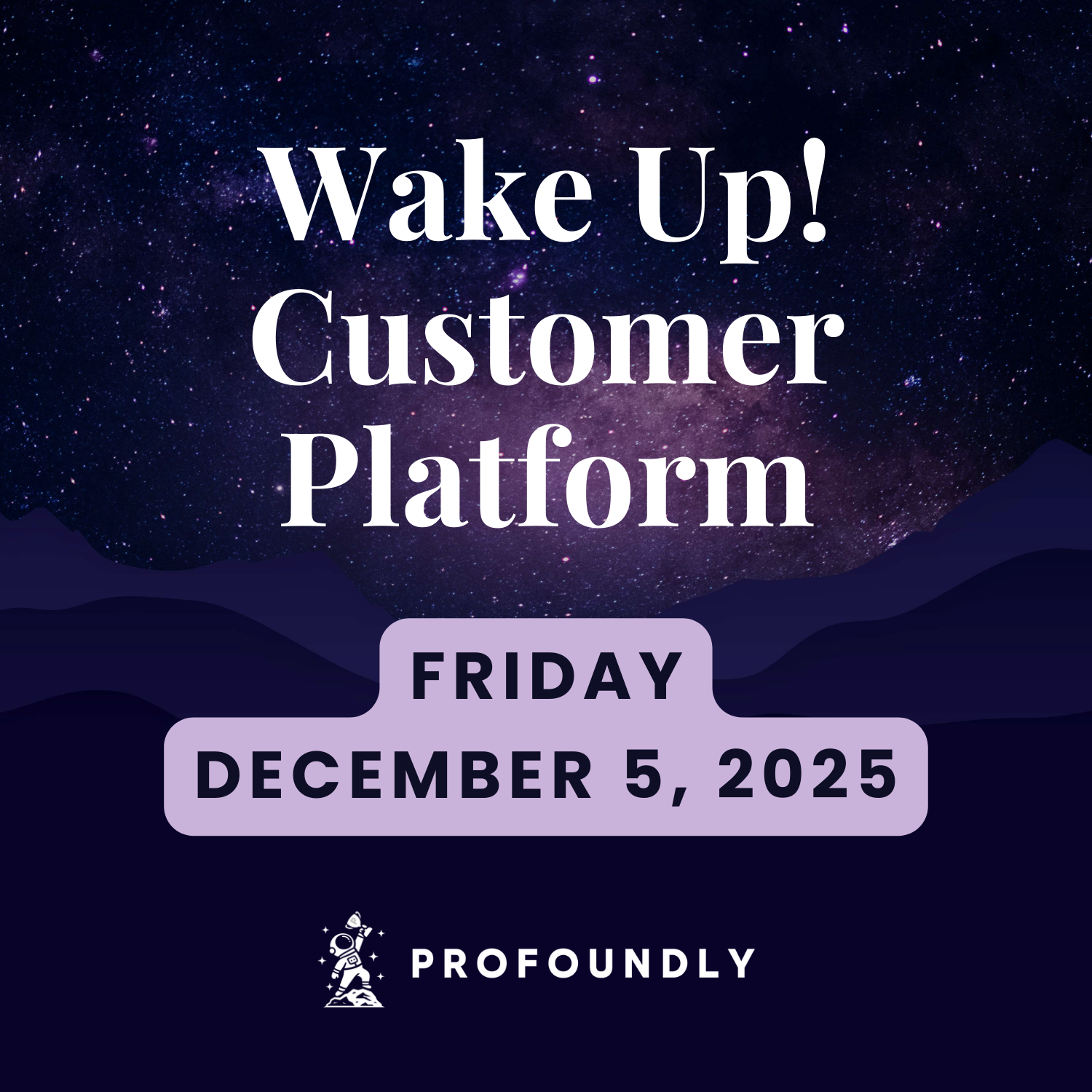 December 05, 2025 Wake Up Customer Platform - Bulk Reject for DeDupe